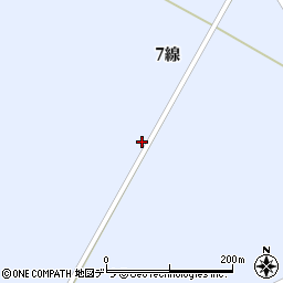 北海道芽室町（河西郡）上美生（７線）周辺の地図