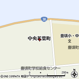 北海道豊頃町（中川郡）中央若葉町周辺の地図