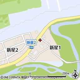 北海道千歳市新星周辺の地図