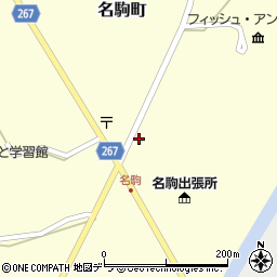 北海道磯谷郡蘭越町名駒町214周辺の地図