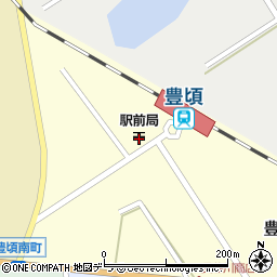 豊頃駅前郵便局周辺の地図
