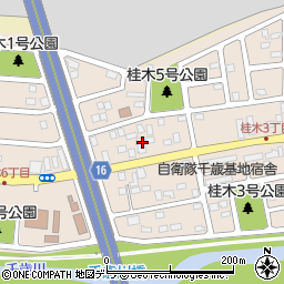 北海道千歳市桂木4丁目3周辺の地図