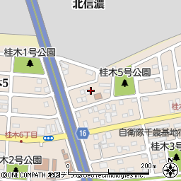 北海道千歳市桂木4丁目6周辺の地図