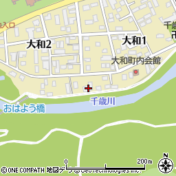 北海道千歳市大和2丁目4-4周辺の地図