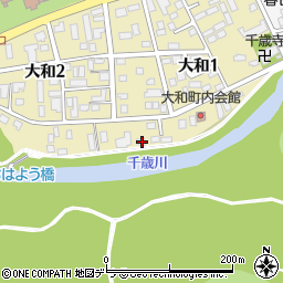 北海道千歳市大和2丁目4-1周辺の地図