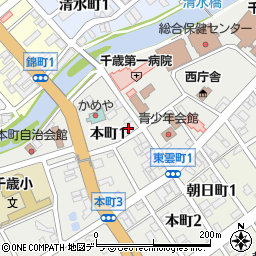 北海道千歳市本町1丁目22-5周辺の地図