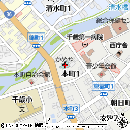 北海道千歳市本町1丁目25-3周辺の地図