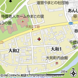 北海道千歳市大和1丁目9-3周辺の地図