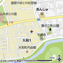 北海道千歳市大和1丁目3-11周辺の地図