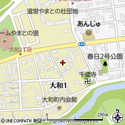 北海道千歳市大和1丁目3周辺の地図