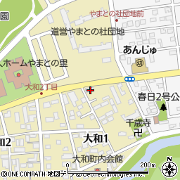 北海道千歳市大和1丁目3-15周辺の地図
