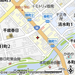 株式会社千歳八天庵周辺の地図
