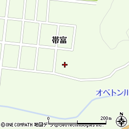 北海道十勝郡浦幌町帯富161周辺の地図