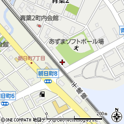 北海道千歳市青葉2丁目17-28周辺の地図