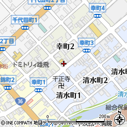 北海道千歳市幸町2丁目1周辺の地図