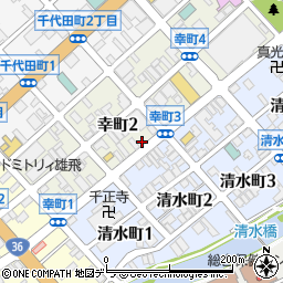 北海道千歳市幸町2丁目4周辺の地図