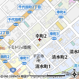 北海道千歳市幸町2丁目9周辺の地図