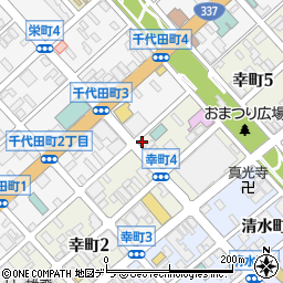 北海道電力清流荘周辺の地図