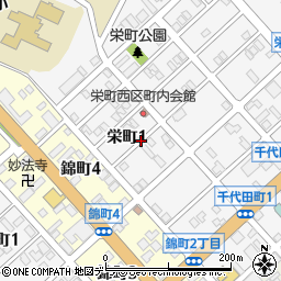 〒066-0061 北海道千歳市栄町の地図