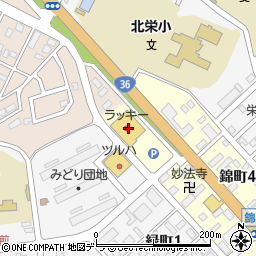 キャンドゥ千歳錦町店周辺の地図