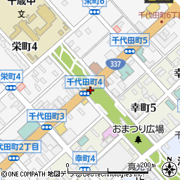 北海道千歳市千代田町周辺の地図