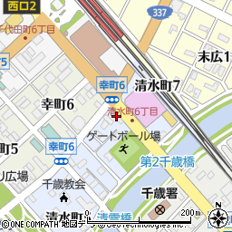 ＥＮＥＯＳチャレンジ千歳駅前ＳＳ周辺の地図