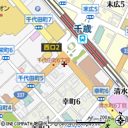 エイブルネットワーク千歳駅前店周辺の地図