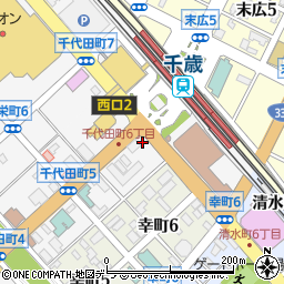 エイブルネットワーク千歳駅前店周辺の地図