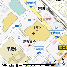餃子の王将 イオン千歳店周辺の地図