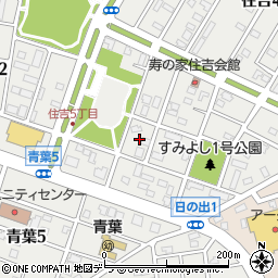 北海道千歳市住吉5丁目4周辺の地図