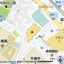 北ガス文化ホール（千歳市民文化センター）周辺の地図