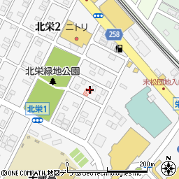 北海道千歳市北栄2丁目8周辺の地図