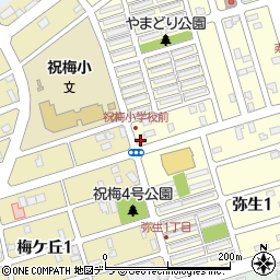 長ちゃんラーメン北斗店周辺の地図