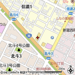 札幌日産千歳カープラザ周辺の地図