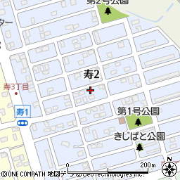 北海道千歳市寿周辺の地図