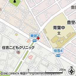丸福塗料株式会社　千歳営業所周辺の地図