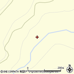 中山沢川周辺の地図