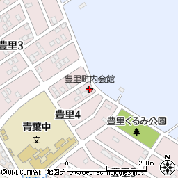 豊里町内会館周辺の地図