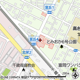北海道千歳市富丘1丁目618周辺の地図