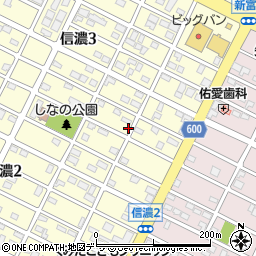 北海道千歳市信濃3丁目11-1周辺の地図