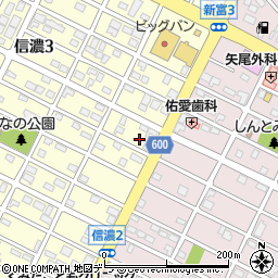北海道千歳市信濃3丁目2-2周辺の地図