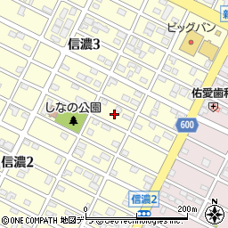 北海道千歳市信濃3丁目11周辺の地図