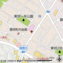 北海道千歳市東郊周辺の地図