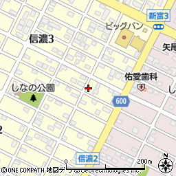 北海道千歳市信濃3丁目2-7周辺の地図