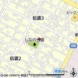北海道千歳市信濃3丁目12-16周辺の地図