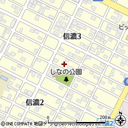 北海道千歳市信濃3丁目12-4周辺の地図