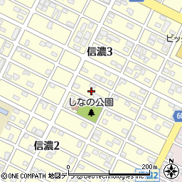 北海道千歳市信濃3丁目12周辺の地図