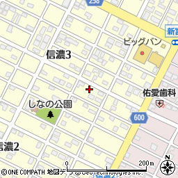 北海道千歳市信濃3丁目10-10周辺の地図