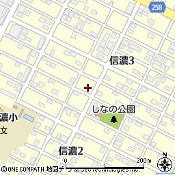 北海道千歳市信濃3丁目22-10周辺の地図