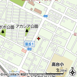 セイコーマート千歳富丘店周辺の地図